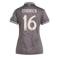 Fotballdrakt Dame Real Madrid Endrick #16 Tredjedrakt 2024-25 Kortermet